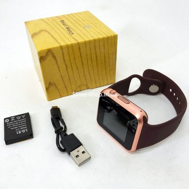 Смарт-годинник Smart Watch A1 розумний електронний зі слотом під sim-карту + карту пам'яті micro-sd. ZW-417 Колір: золотий