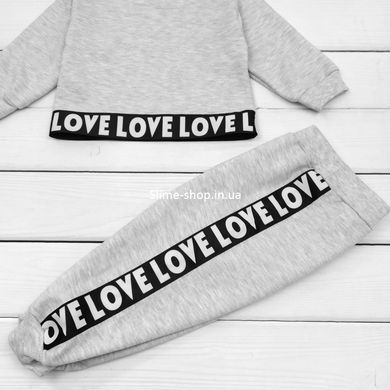 Спортивный костюм детский с укороченным свитшотом Love Love Love
