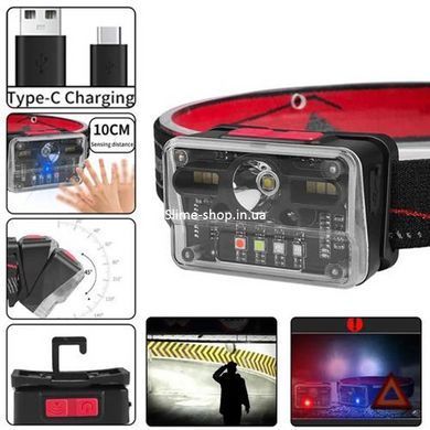 Налобник туристичний M-006-XPG+8SMD+4SMD, Налобний ліхтарик bailong, IY-578 Водонепроникний ліхтарик