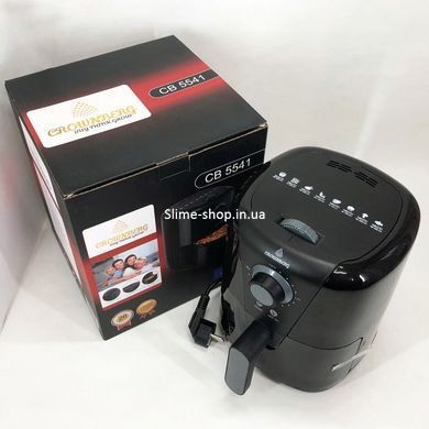 Фритюрниця для дому з таймером Crownberg CB-5541 на 1.5 л безмасляна фритюрниця GL-757 1200 Вт