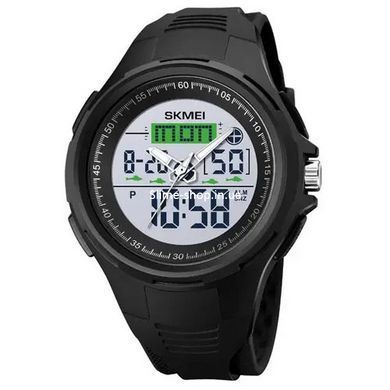 Часы для мужчины SKMEI 1844BK BLACK, Новые командирские часы, Военные часы SB-446 с секундомером