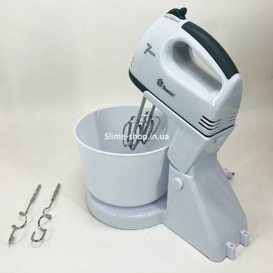 Стационарный миксер Domotec MS-1366 2 л, Надежный ручной миксер для кухни, Удобный миксер AJ-525 для кухни