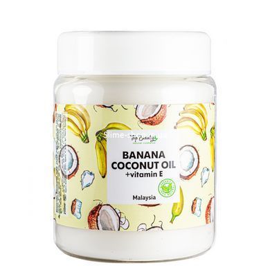 Масло для тела и волос кокосовое Top Beauty с витамином Е и ароматом банана 250 мл