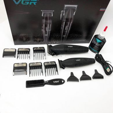 Професійний набір для стрижки волосся VGR V-640 акумуляторний Barber LP-330 Combo PREMIUM