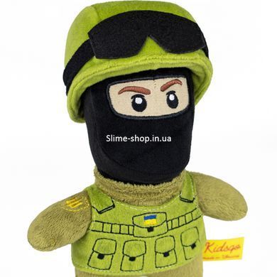 М'яка іграшка KidsQo солдат ЗСУ в балаклаві 25см (KD705)