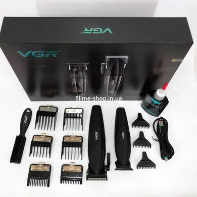 Професійний набір для стрижки волосся VGR V-640 акумуляторний Barber LP-330 Combo PREMIUM