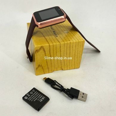 Смарт-годинник Smart Watch A1 розумний електронний зі слотом під sim-карту + карту пам'яті micro-sd. ZW-417 Колір: золотий