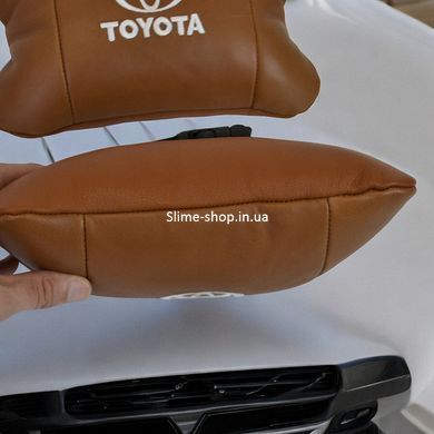 Дорожная подушка в автомобиль Toyota, Подушка дорожная для шеи, Подарок водителю, Подушка QD-866 для водителя