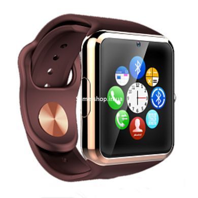 Смарт-годинник Smart Watch A1 розумний електронний зі слотом під sim-карту + карту пам'яті micro-sd. ZW-417 Колір: золотий