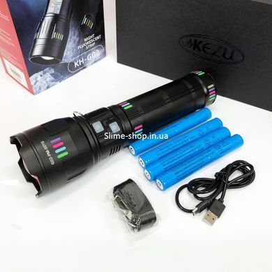 Переносной хороший фонарик G02-PM50-TG, Лед фонарь мощный на улицу, Тактические фонари US-600 для охоты