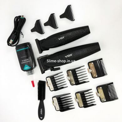 Професійний набір для стрижки волосся VGR V-640 акумуляторний Barber LP-330 Combo PREMIUM