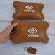 Дорожная подушка в автомобиль Toyota, Подушка дорожная для шеи, Подарок водителю, Подушка QD-866 для водителя
