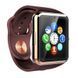 Смарт-годинник Smart Watch A1 розумний електронний зі слотом під sim-карту + карту пам'яті micro-sd. ZW-417 Колір: золотий
