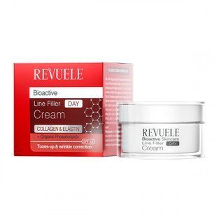 Дневной крем для лица Revuele Bioactive Collagen & Elastin Line Filler омолаживающий, 50 мл