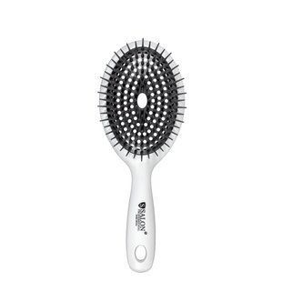 Расческа для волосся продувна Salon Professional масажна 8H60 Біла