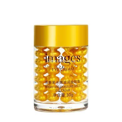 Крем гель для глаз Images Bright and Moisture Gold Eye Cream с золотом и гиалуроновой кислотой 30 мл