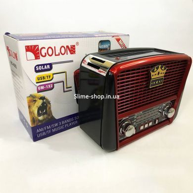 Радіоприймач з входом для флешки Golon RX-455S, Міні радіо, Радіо для PC-293 дачі, FM-приймачі