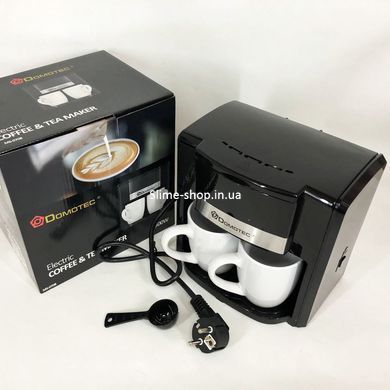 Кавоварка настільна компактна Domotec MS-0708, Аппарат для кави GU-498 для дому