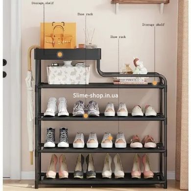 Устойчивая обувная стойка Shoe Rack 5 ярусов, Металическая полка для обуви, Подставка HN-731 под обувь