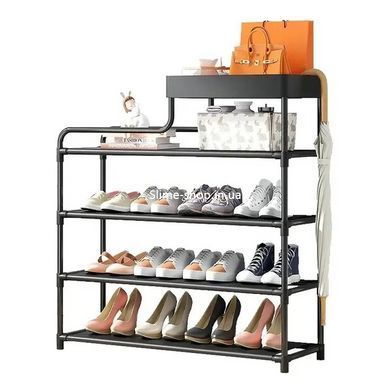 Устойчивая обувная стойка Shoe Rack 5 ярусов, Металическая полка для обуви, Подставка HN-731 под обувь