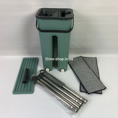 Швабры с механическим отжимом Hand Free Cleaning Mop YT-200, Ведро с отжимом ID-486 для швабр
