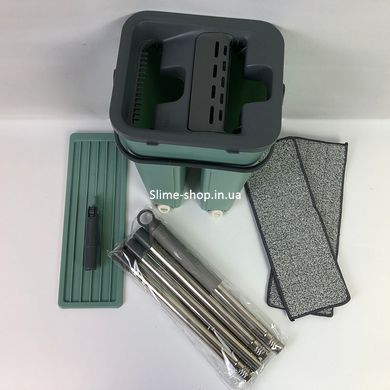 Швабры с механическим отжимом Hand Free Cleaning Mop YT-200, Ведро с отжимом ID-486 для швабр
