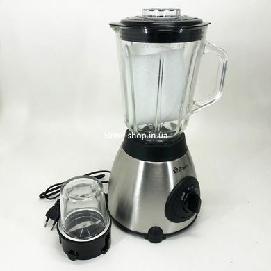 Блендер Domotec MS-6609/5699 з кавомолкою стаціонарний на 1.5л 1000 Вт, блендер для TL-258 смузі, електричний