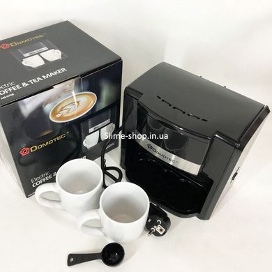 Кавоварка настільна компактна Domotec MS-0708, Аппарат для кави GU-498 для дому