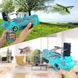 Детский игрушечный пистолет с самолетиками Air Battle катапульта с летающими самолетами (AB-1). IK-379 Цвет: синий