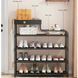 Устойчивая обувная стойка Shoe Rack 5 ярусов, Металическая полка для обуви, Подставка HN-731 под обувь