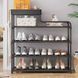 Устойчивая обувная стойка Shoe Rack 5 ярусов, Металическая полка для обуви, Подставка HN-731 под обувь