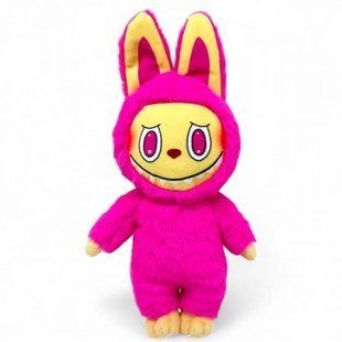 Игрушка мягкая "Лабубу Малиновая" 34 см