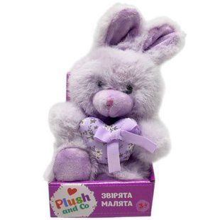 Мягкая игрушка "Plush and Co. ЗАЙЧИК" (сиреневый) 16 см с ушками