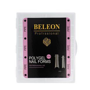 Верхні форми для нарощування нігтів BELEON Pipe № 10(120шт/уп.)