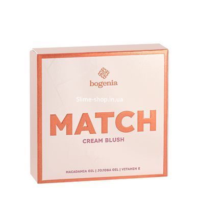Румяна кремовые Bogenia Match Cream Blush (BG634), 01 Персиковый