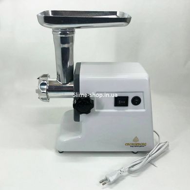 Мясорубка с решеткой для фарша Crownberg CB-4212, Электромясорубка для шинковки, EC-197 Топ мясорубок