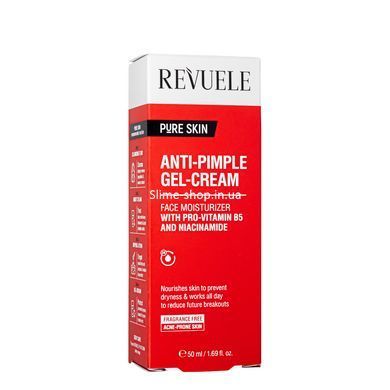 Крем для лица от прыщей Revuele Pure Skin Anti-Pimple Gel-Cream 50 мл