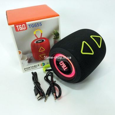 Блютуз акустика с радио TG655, Мощная переносная акустическая колонка, Объемный звук JW-744 Bluetooth колонки
