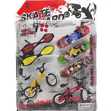 Игровой набор "Fingerboard Skate + BMX" (7 элем)