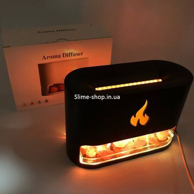 Ночник увлажнитель детский Docsal Flame 3 в 1, Арома увлажнитель воздуха, YC-850 Увлажнитель аромадиффузор