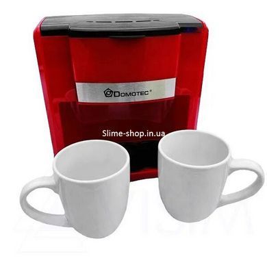 Кавова машинка Domotec MS-0705 500 Вт, Машина для заварювання кави, Якісна кавоварка OF-455 для дому