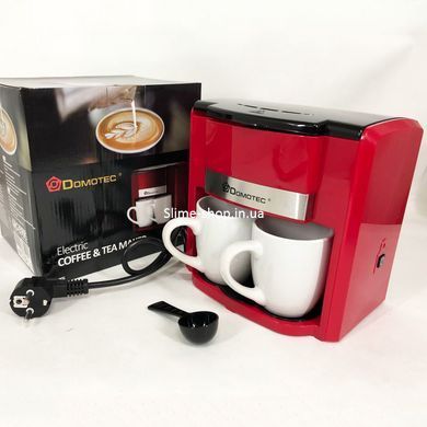 Кавова машинка Domotec MS-0705 500 Вт, Машина для заварювання кави, Якісна кавоварка OF-455 для дому