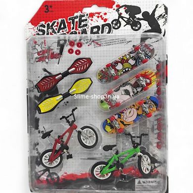 Игровой набор "Fingerboard Skate + BMX" (7 элем)