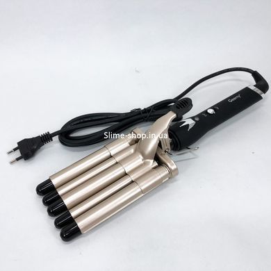 Компактный утюжок гофре GEMEI GM-2933, Современные щипцы для завивки волос, Плойка GK-865 для локонов