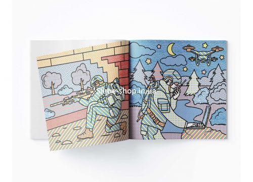 Водные раскраски "Наши защитники" (укр)