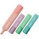 Маркер Highlighter 2537-A, 1-5 мм клиноп, набор 4х пастель
