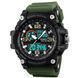 Часы спортивные спорт SKMEI 1283AG ARMY GREEN, Тактические военные часы для ЗСУ, Брендовые DH-123 мужские часы