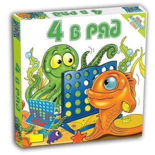 Детская настольная игра "4 в ряд" (укр)