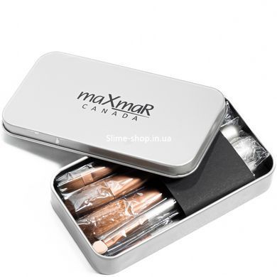 Набор кистей для макияжа MaXmaR 7 шт Silver MB-209