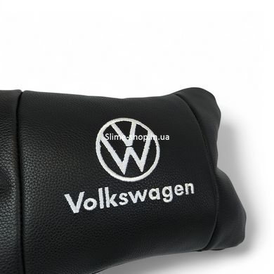Подушки з логотипом Volkswagen 1шт, Подушка на авто сидіння, Дорожня подушка PB-800 під голову